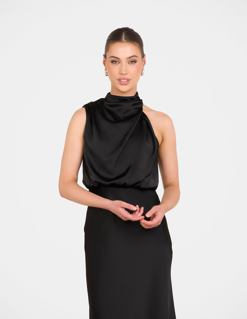 Tate High Neck Gown